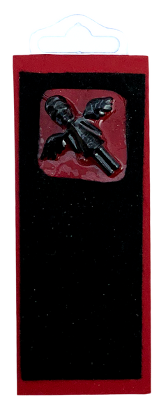 human://Skullhead Mini Figure Resin Art Toy Figure Fake Bookmark Carded in Clamshell by AEQEA