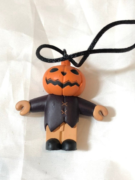 Nightmare Before Christmas Pumpkin King Pendant PVC Mini Figure Necklace