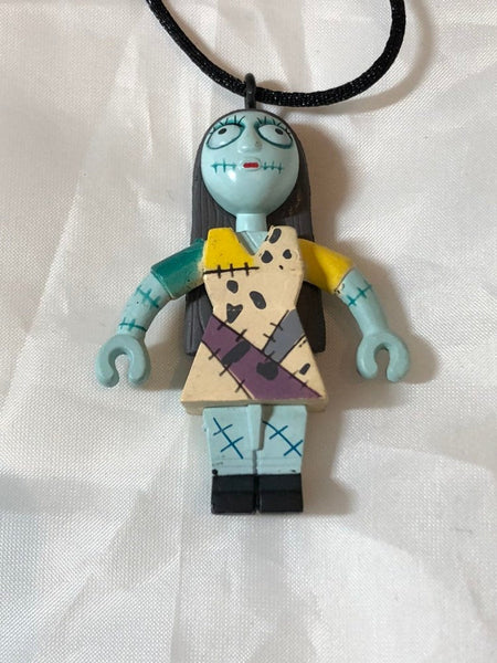 Nightmare Before Christmas Sally Pendant PVC Movie Mini Figure Necklace