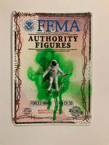 Fake Made Authority Figures Art Toy Forced Immunization FEMA Concentration Camp Collector Edition