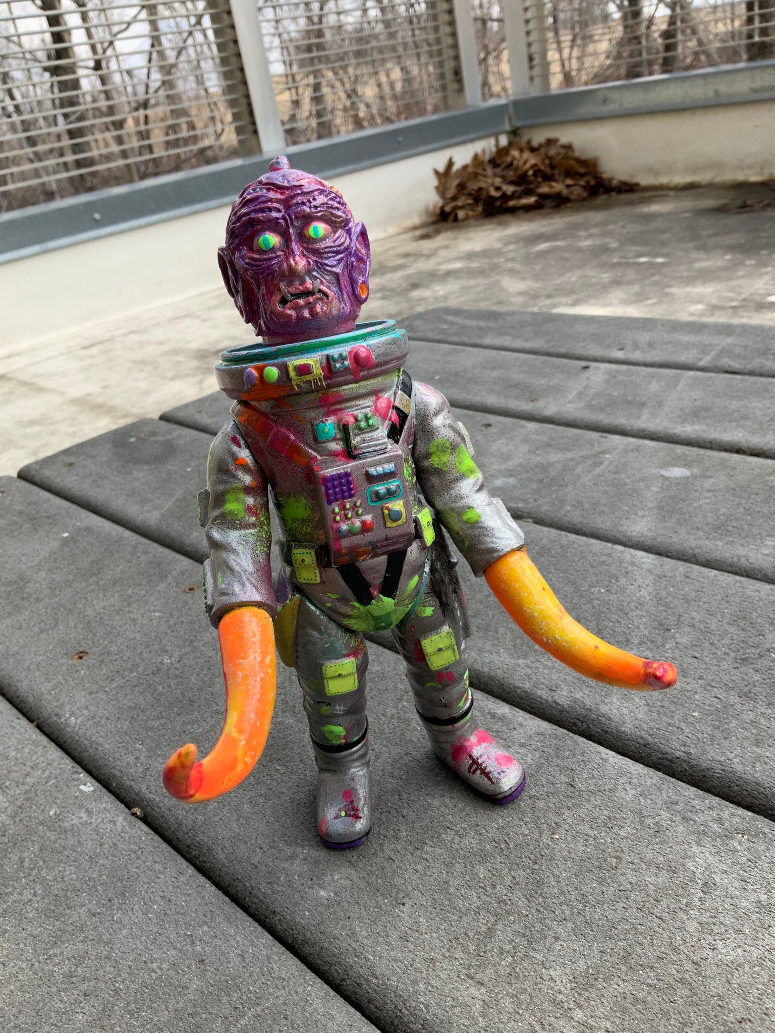 Space Creep Pretender Faux Human Ancient Astronaut Sofubi Mashup AEQEA Custom