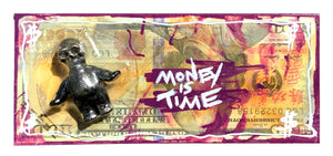 AEQEA Money is Time to Die for Financial Crimes FAKE MADE Bootleg Toy Outsider Art