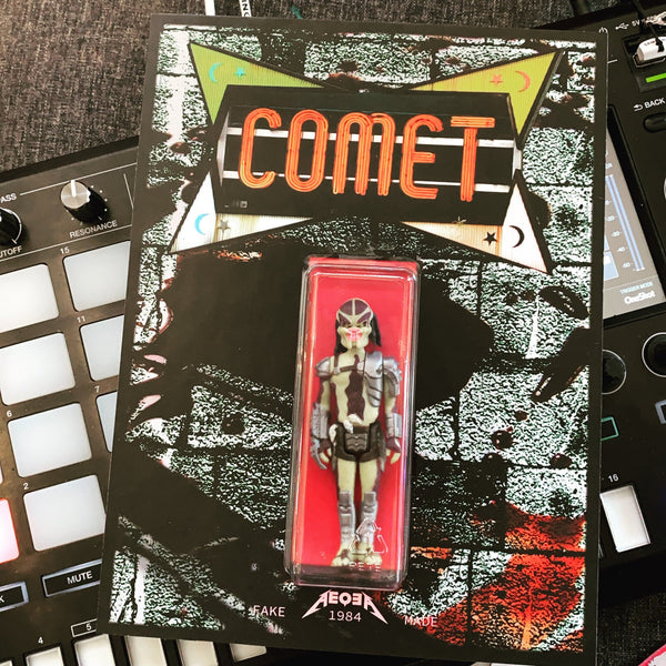 FAKEMADE1984 Comet Ping Pong Pizzagate Action Figure Bootleg Knockoff Custom Carded Art Toy by AEQEA
