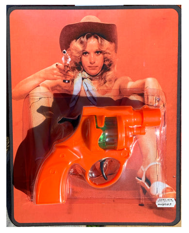 FAKEMADE1984 "Bang Gang' aka"Don't Jerk Off, Just Work Out" AEQEA bootleg retro anti-pornography art toy gun