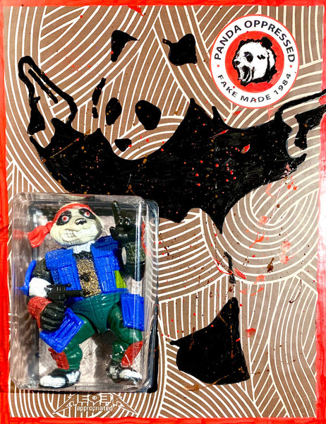 Panda Oppressed TMNT Li Yang Express Custom-Recarded Parody Toy Art Action Figure