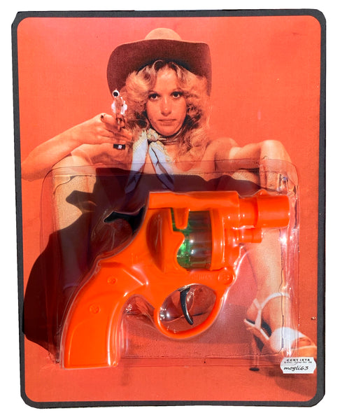 FAKEMADE1984 "Bang Gang' aka"Don't Jerk Off, Just Work Out" AEQEA bootleg retro anti-pornography art toy gun