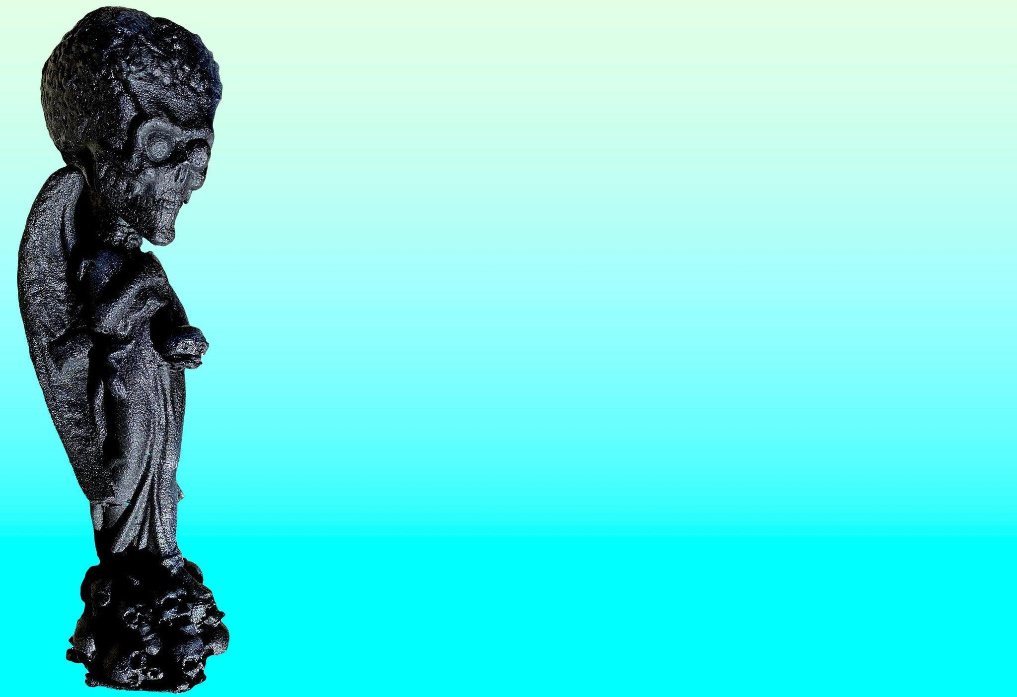 A.I. LYING ENVISION {angel_of_error} AEQEA 3D OOAK plastic statue mashup