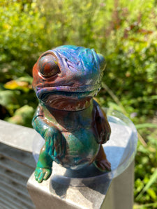 Snybora VAX Lizard Sofubi Midwest Fake Monster Chris Ryniak Rotofugi Designer Soft Vinyl Toy Art Figure Customized by AEQEA