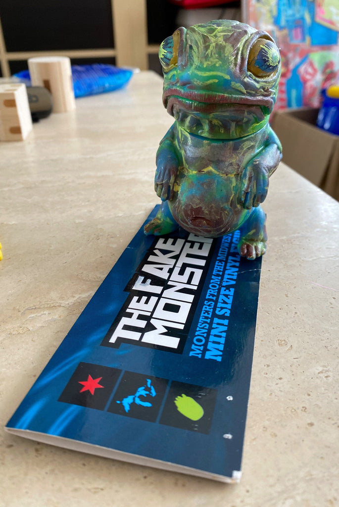 fake monsters Shybordem Fake Monster Sofubi Snybora Midwest Lake Monster Kaiju Soft – Captivated!