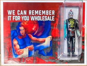 AEQEA x RutRo Toys "We Can Remember It For You Wholesale" Philip K Dick bootleg parody cyberpunk art toy