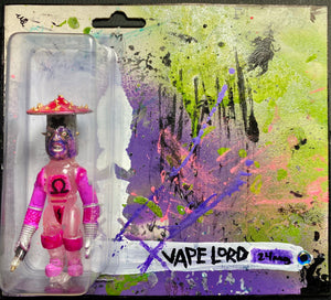 AEQEA's "Vape Lord" custom carded resin bootleg toy art mashup figure