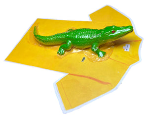AEQEA Lacoste T-Shirt Crocodile Bootleg Toy Art Parody Carded Figure