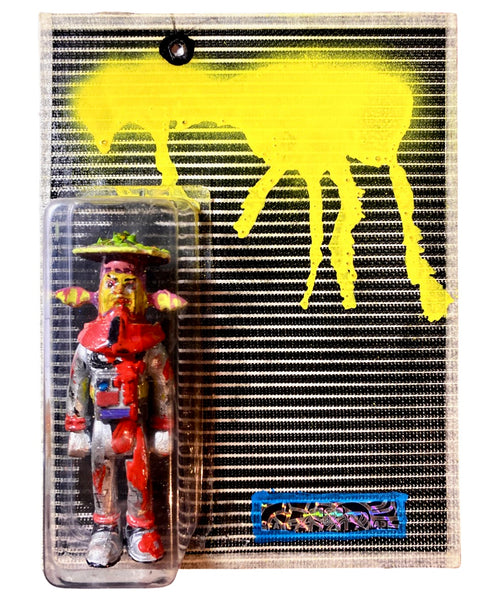 AEQEA Untitled Prehuman #1 Bootleg Resin Art Toy Custom Carded Figure