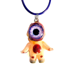 AEQEA Kaijuwelry Kewp-Eye Custom Kewpie Sofubi Pendant Sofubling Necklace