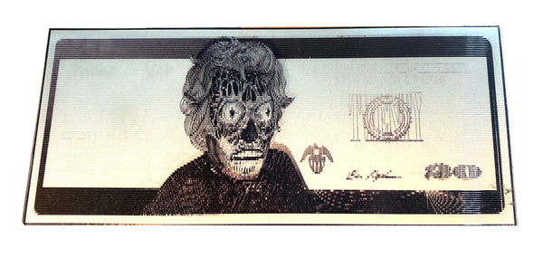 They Live This is Your God Magic Screen Money Magnet Lenticular Flicker Dollar