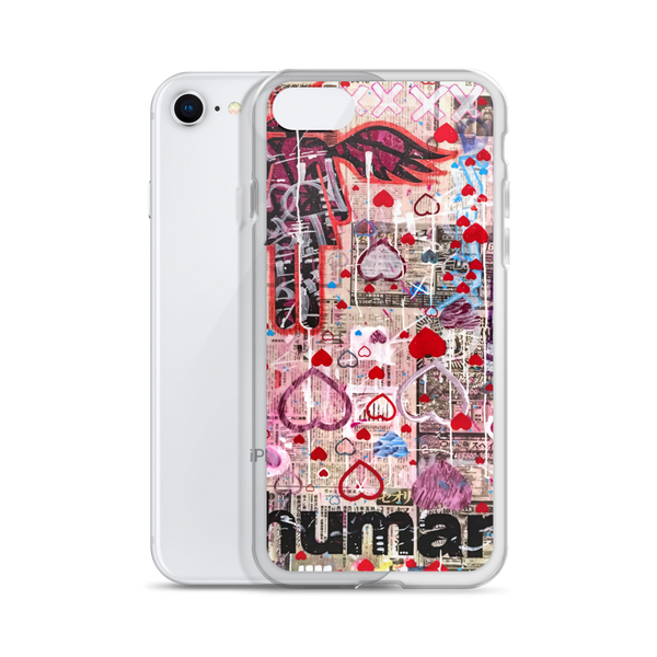 AEQEA Heartdrop Liquid Glitter iPhone Case