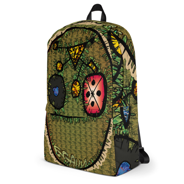 Egauw Temple of Tears Caricature Backpack