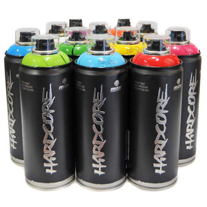 MTN HARDCORE 2 Spray Paint Colors (Set of 12 Cans)