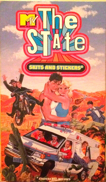 MTV The State VHS Skits And Stickers rare retro sketch comedy video *stickers not included
