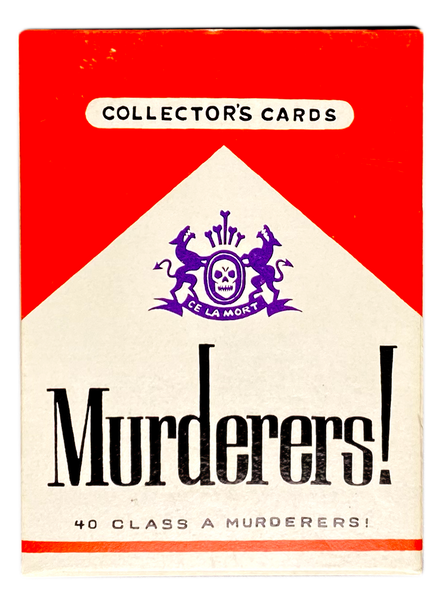 MURDERERS Complete Set of 40 Class A Murderers Collector's Trading Cards