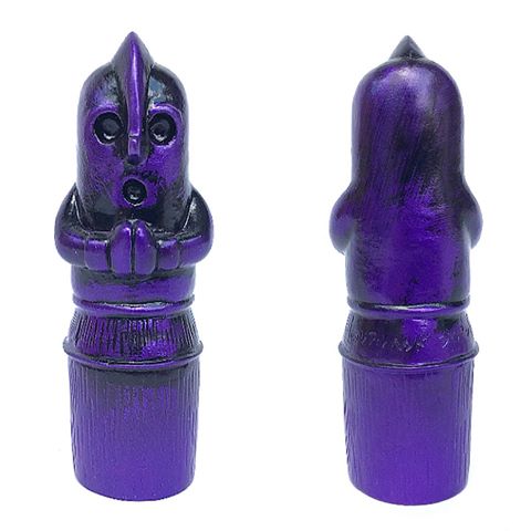 RealxHead Training Man Sofubi Metallic Purple Rodriguez Edition Soft Vinyl Designer Toy Figure