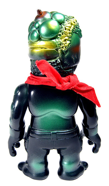 RealxHead Chaosman Sofubi Junkspot Japan Exclusive Green Black Metallic Soft Vinyl Designer Toy Figure