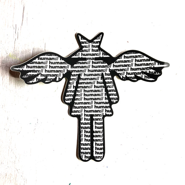 Human Supply Starhead Sticker Exiled Angel Street Art Edition