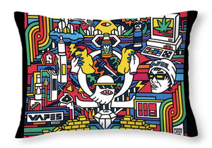 Homeless Cop Commission Vape Life Vapes Nation Throw Pillow Captivated! Homeless Cop Commission Vape Life Vapes Nation Throw Pillow Captivated!